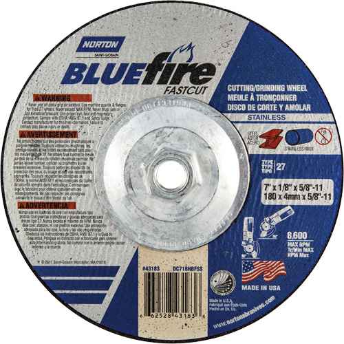 Bluefire® Fastcut™ Depressed Centre Wheel (NO002)
