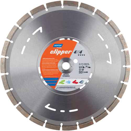 [NO039] Lame circulaire segmentée polyvalente pour coupes à sec à vitesse élevée Clipper 4X4 (NO039)