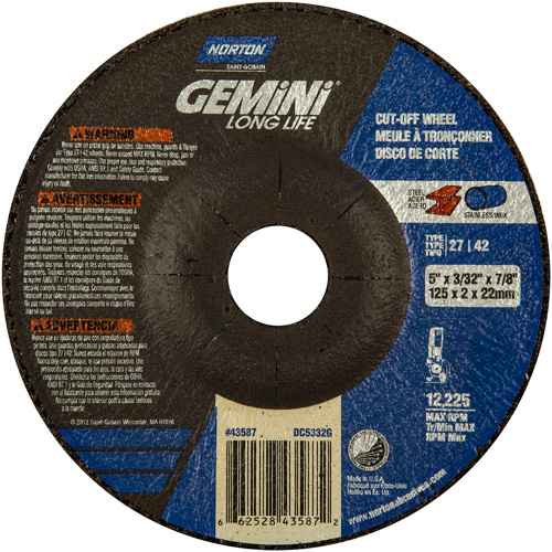 [NO164] Meule à moyeu déporté Gemini(MD) Rightcut(MC) (NO164)
