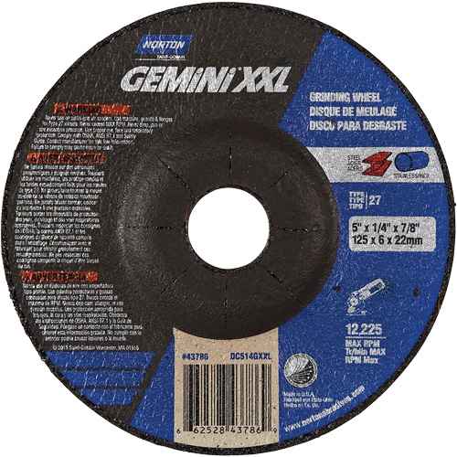 [NO165] Meule à moyeu déporté Gemini(MD) Rightcut(MC) (NO165)