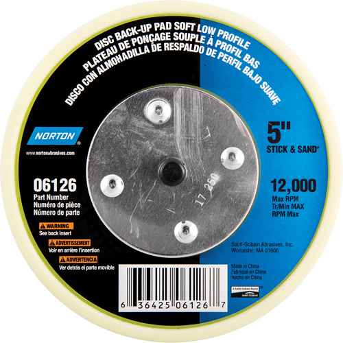 Back Up Pads For PSA & Hook And Loop Paper Discs (NR940)