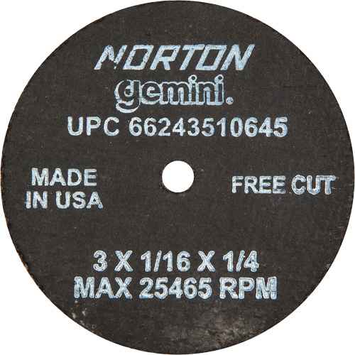 [NS176] Portable Small Diameter Reinforced Cut-Off Wheels - Gemini® (NS176)