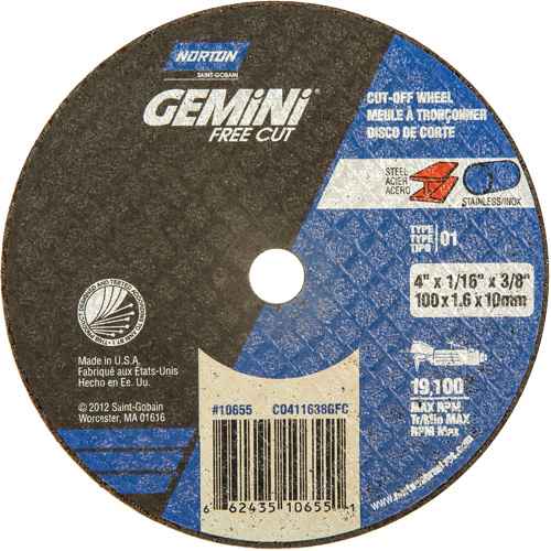 [NS189] Portable Small Diameter Reinforced Cut-Off Wheels - Gemini® (NS189)