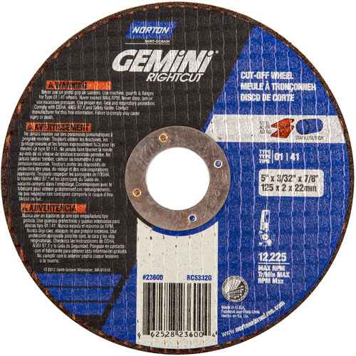 [NS208] TAMPON RENFORC GEMINI RIGHTCUT 5 X 3/32 X 7/8 (NS208)