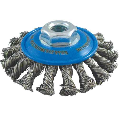 [NU471] Knotted Wire Wheel Saucer Brushes (NU471)