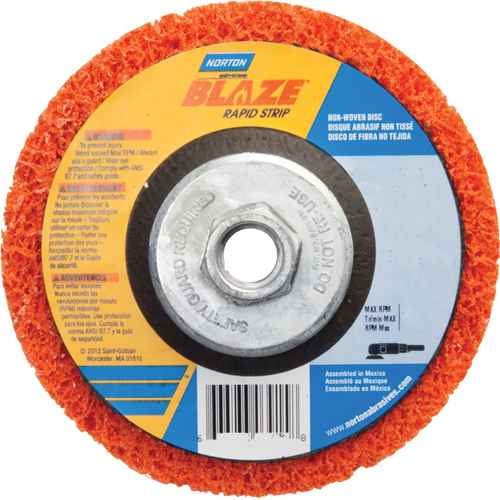 [NU912] Blaze Rapid Strip Non-Woven Depressed Center Disc - 4-1/2" (NU912)
