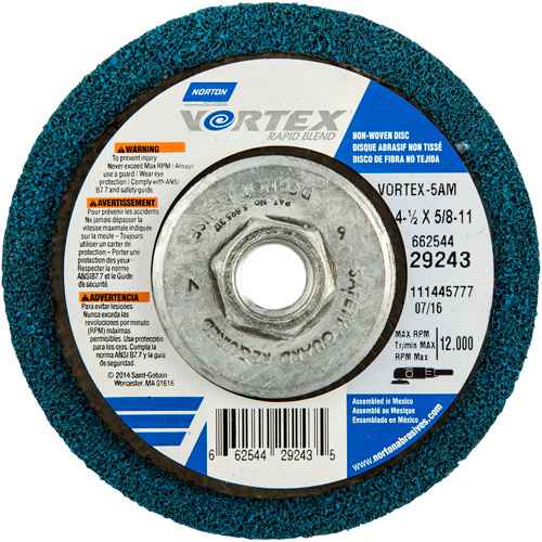 [NV434] Vortex Rapid Blend™ Non-Woven Depressed Center Abrasive Disc (NV434)