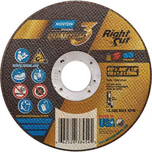 [NV619] Quantum3™ RightCut™  Cut-Off Wheel (NV619)