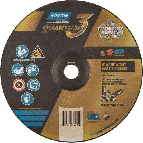Disque de rectification et de tronçonnage Quantum3(MC) (NY040)
