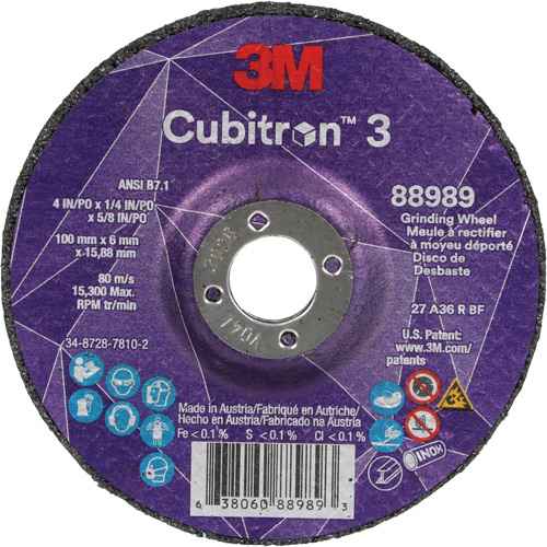 Meule a moyeu déporté Cubitron(MC) 3 (NY531)