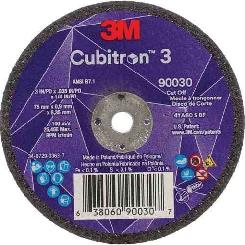 Meule à tronçonner Cubitron(MC) 3 (NY545)