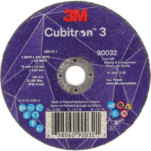 Cubitron™ 3 Cut-Off Wheel (NY547)