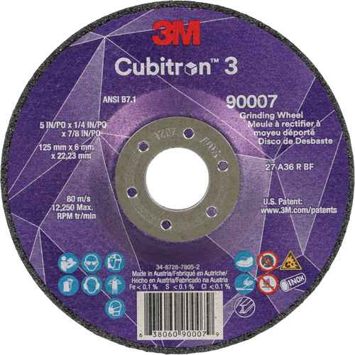 Cubitron™ 3 Depressed Centre Grinding Wheel (NY561)