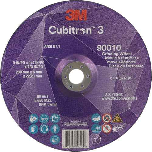 [NY564] Cubitron™ 3 Depressed Centre Grinding Wheel (NY564)