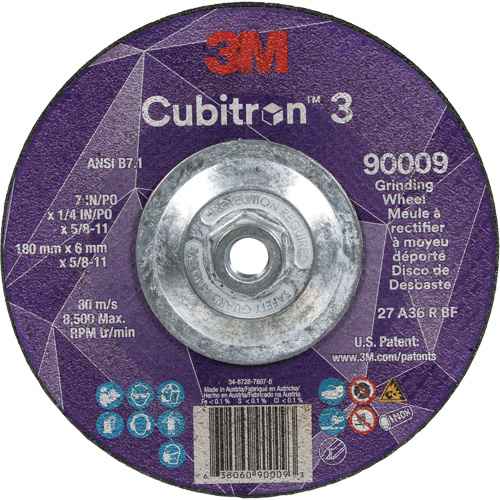 [NY566] Cubitron™ 3 Depressed Centre Grinding Wheel (NY566)
