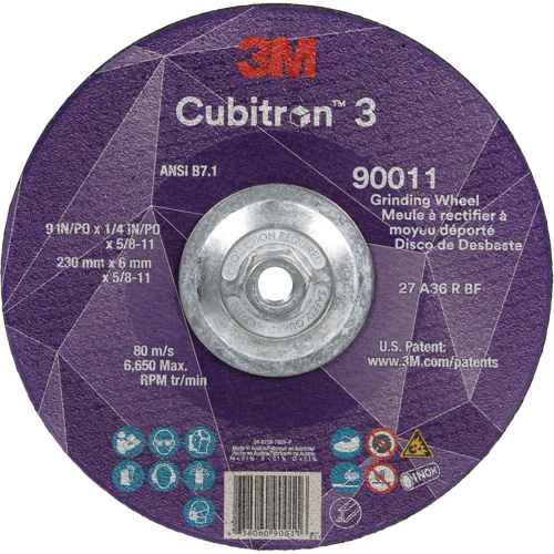 [NY593] Cubitron™ 3 Depressed Centre Grinding Wheel (NY593)