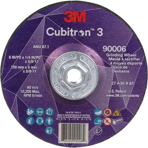 [NY594] Cubitron™ 3 Depressed Centre Grinding Wheel (NY594)