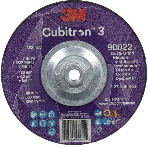 [NY602] Meule à rectifier et à tronçonner Cubitron(MC) 3 (NY602)