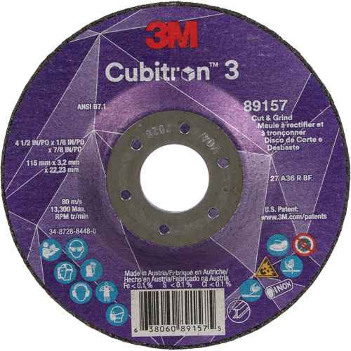 Cubitron™ 3 Cut and Grind Wheel (NY609)