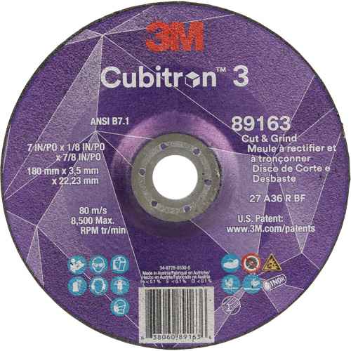 [NY616] Cubitron™ 3 Cut and Grind Wheel (NY616)
