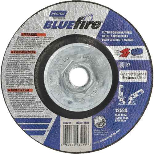 Disque de meulage et tronçonnage BlueFire (NY671)