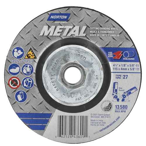 Disque de meulage et tronçonnage métallique (NY677)