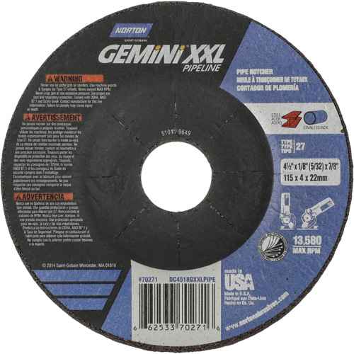 Disque combiné de meulage et tronçonnage Gemini XXL (NY683)