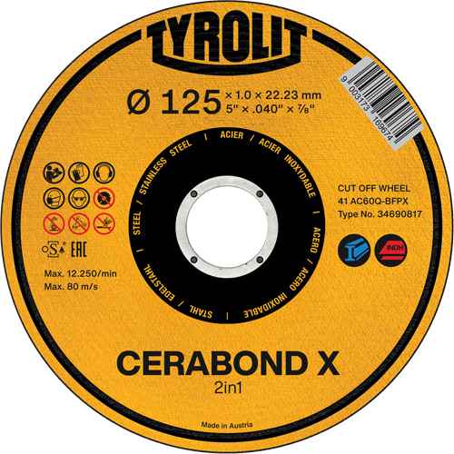 [NY834] Cerabond X Cut-Off Wheel (NY834)