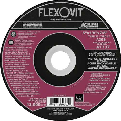 [NY845] Cut-Off, Notching & Light Grinding Wheel (NY845)