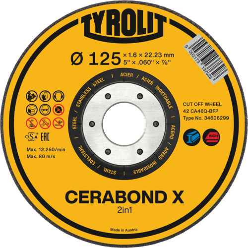 [NY993] Meule à tronçonner pour acier et acier inoxydable CERABOND X (NY993)