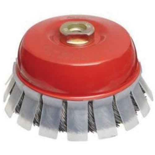 [NZ767] Knotted Wire Cup Brush with Protective Guard (NZ767)