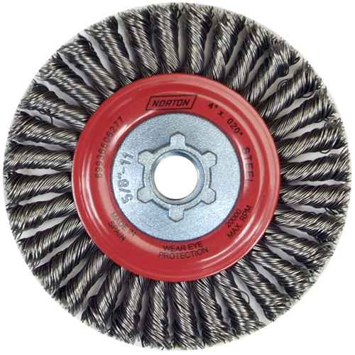 [NZ803] Brosse à fils noués pour cordons de soudure pour meuleuse angulaire (NZ803)