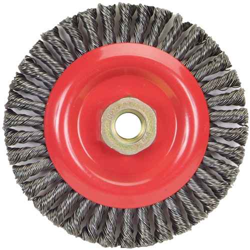 [NZ805] Brosse à fils noués pour cordons de soudure pour meuleuse angulaire (NZ805)