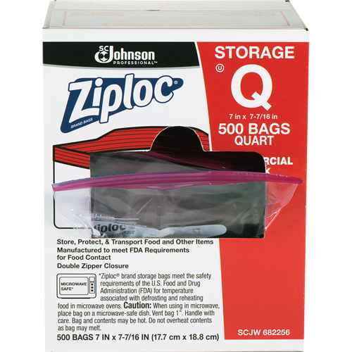 [OQ991] Sacs d'entreposage alimentaire à double fermeture à glissière de Ziploc(MD) (OQ991)