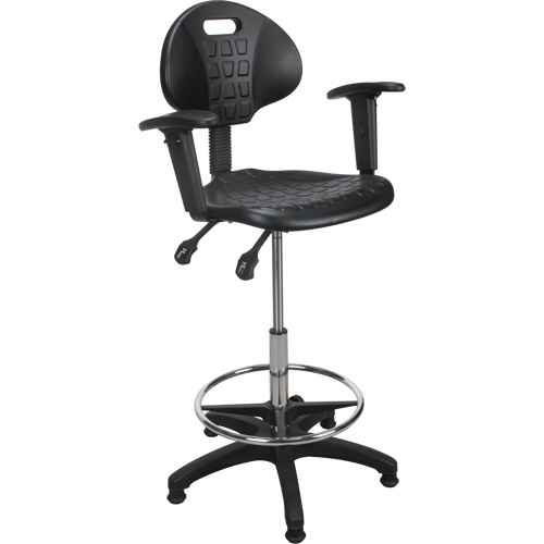 [OR333] Heavy-Duty Ergonomic Stool with Adjustable Arm Rests (OR333)