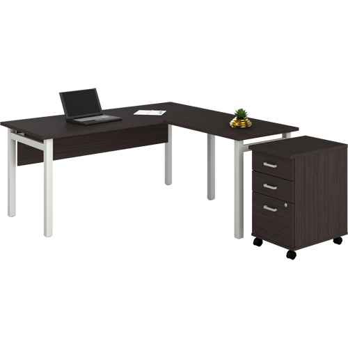 [OR447] Newland "L" Shaped Desk with Pedestal (OR447)