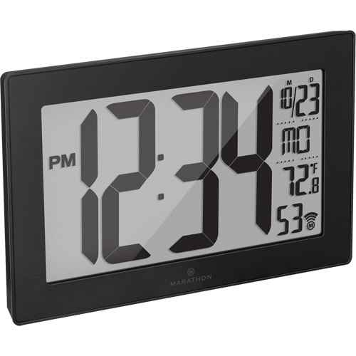 [OR493] Horloge murale à réglage et ajustement automatiques avec support (OR493)