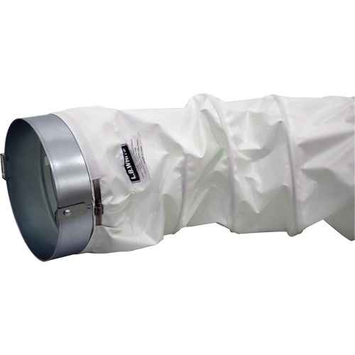 White 12" x 12' Distribution Ducting Kit, Adapter & Clamp (OR537)