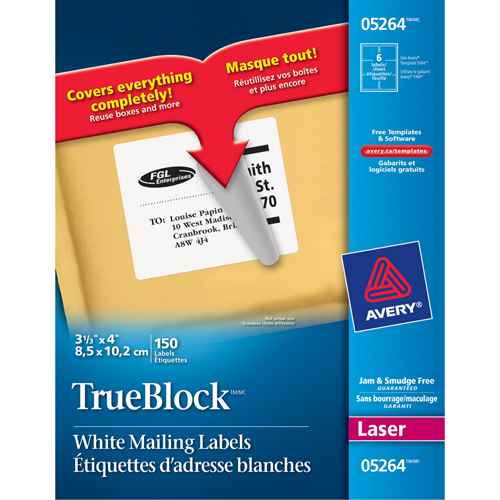 [OT812] TrueBlock™ Laser Shipping Labels (OT812)