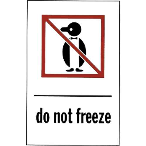 [PA986] Étiquettes pour traitement spécial «Do Not Freeze» (PA986)