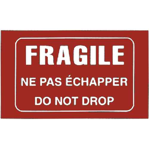 [PA997] Étiquettes pour traitement spécial bilingues «Fragile» (PA997)
