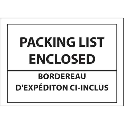 [PB244] Pochettes pour bordereau d'expédition (PB244)