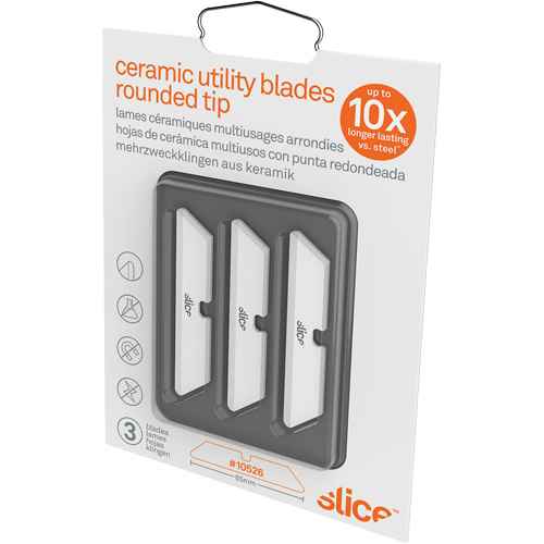 Slice™ Lames à extrémité arrondie pour couteau utilitaire en céramique (PF809)