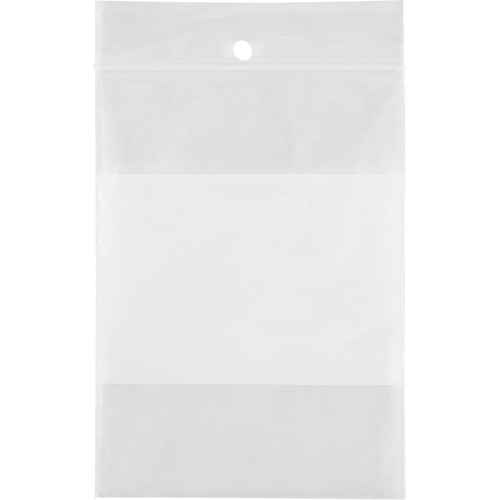 [PF916] Sacs en poly avec espace inscriptible blanc (PF916)