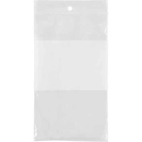 [PF918] Sacs en poly avec espace inscriptible blanc (PF918)