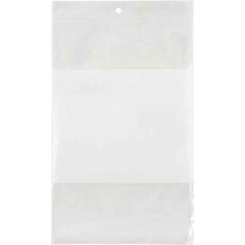 [PF941] Sacs en poly avec espace inscriptible blanc (PF941)