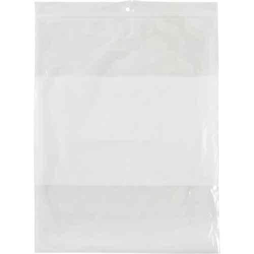 [PF948] Sacs en poly avec espace inscriptible blanc (PF948)