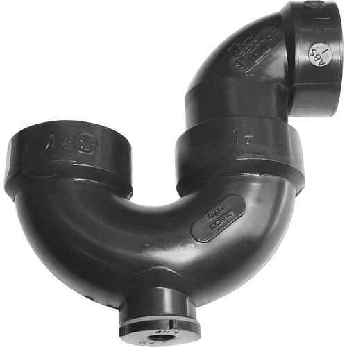 [PUL181] Siphon-P avec joint à colle à solvant et regard de nettoyage (PUL181)