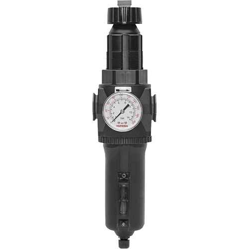 Filtre/régulateur drain manuel avec bol en métal et manomètre Modulair 400 (PUN023)