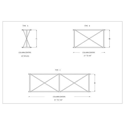 Vertical Brace Panels (RA832)